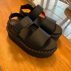 Dr. Martens platform sandals (NWOT)
